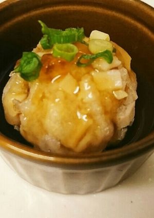 レンジdeもっちり蓮根饅頭♪-レシピのメイン写真