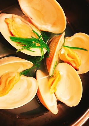 ホンビノス貝の酒蒸し-レシピのメイン写真