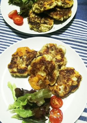 サバ缶☆はんぺんふわふわバーグ-レシピのメイン写真