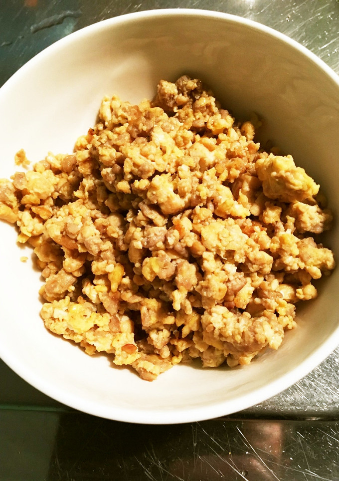 超簡単、豆腐とひき肉のそぼろ-レシピのメイン写真