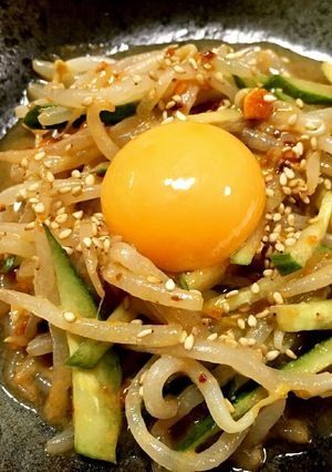 簡単♫ピリ辛もやしユッケ-レシピのメイン写真