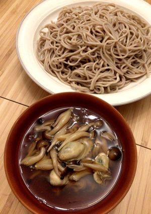 牡蠣のつけ蕎麦-レシピのメイン写真