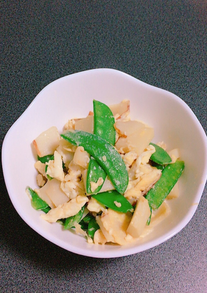 絹さやとかまぼこの和え物-レシピのメイン写真