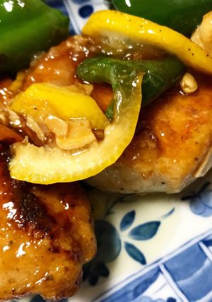 鶏むね肉の柚子風味炒め-レシピのメイン写真