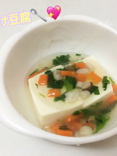 離乳食中期〜*あんかけ豆腐-レシピのメイン写真