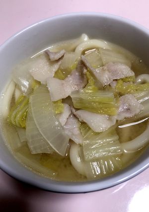 簡単うどん(味噌)-レシピのメイン写真