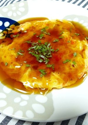 レンジで簡単！カニ玉☆カニカマ芙蓉蟹-レシピのメイン写真
