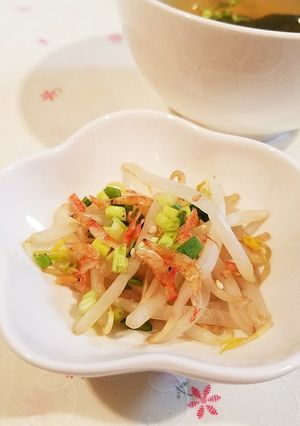 もやしの醤油煮♪レンチン2分☆ノンオイル-レシピのメイン写真