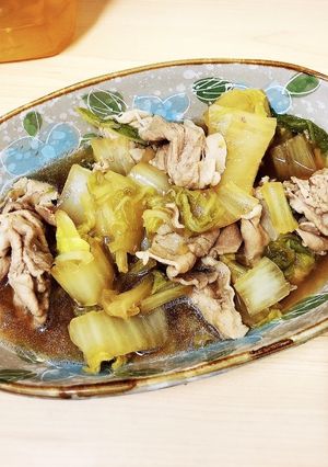 白菜と豚肉の簡単炒め-レシピのメイン写真