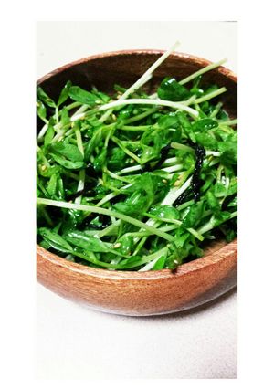 豆苗の塩昆布しゃきしゃきサラダ-レシピのメイン写真