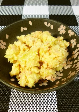 ポテト鮭マヨ簡単サラダ(*´︶`)ノ-レシピのメイン写真