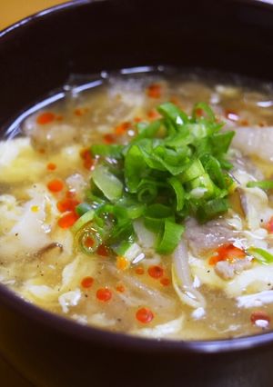 酸っぱ辛い中華スープ◎サンラータン-レシピのメイン写真