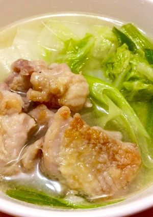 こんがり鶏の味噌鍋-レシピのメイン写真
