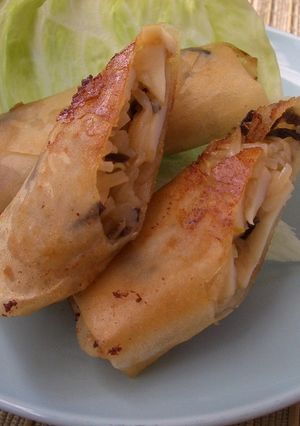 春巻き②イカ＆もやしのオイスター春巻き-レシピのメイン写真