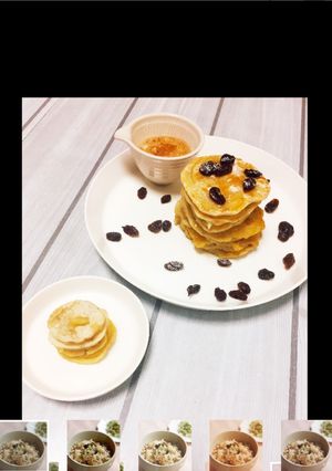 愛犬と食べられるタワーパンケーキ-レシピのメイン写真