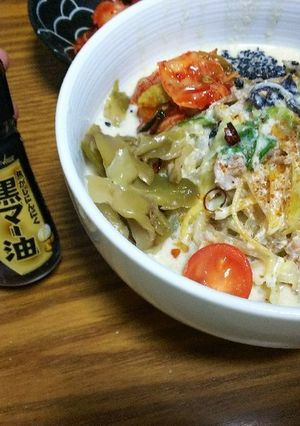 ✨特濃♦️豆乳坦々✖️野菜味噌ラーメン✨-レシピのメイン写真