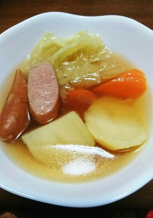 ポトフ風コンソメスープ-レシピのメイン写真
