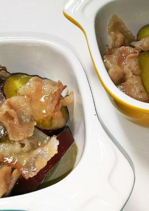 〓さつまいもと豚バラのハチミツ煮〓-レシピのメイン写真