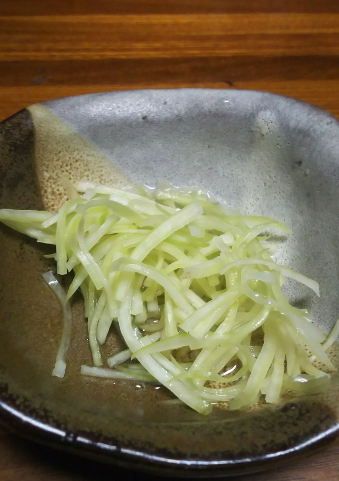 大根の皮酢漬け-レシピのメイン写真