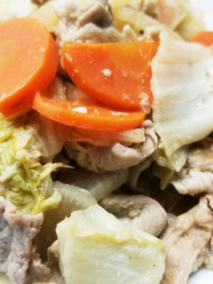 白菜と豚肉のしょうが味噌炒め-レシピのメイン写真