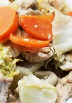 白菜と豚肉のしょうが味噌炒め-レシピのメイン写真