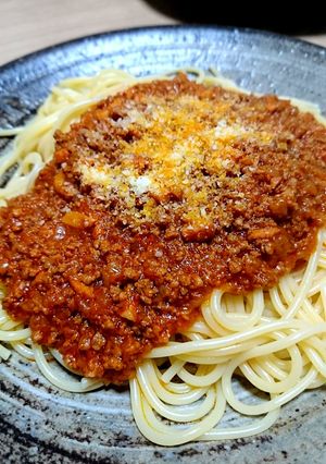 煮込んで超絶旨々ミートソース！-レシピのメイン写真