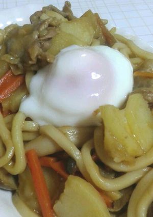 フライパンDE☆簡単☆ カレーうどん-レシピのメイン写真