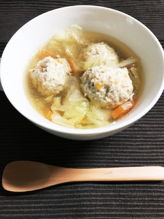 鶏団子スープ-レシピのメイン写真
