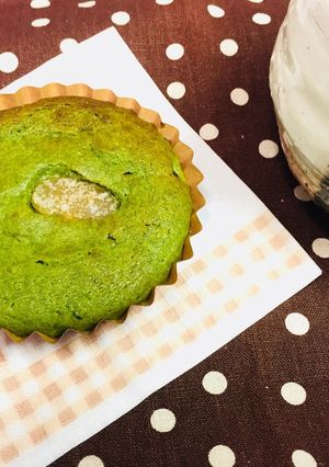 お豆腐と抹茶と甘納豆のマフィン-レシピのメイン写真