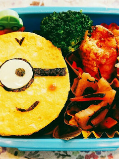 ミニオン*キャラ弁*弁当*幼稚園-レシピのメイン写真