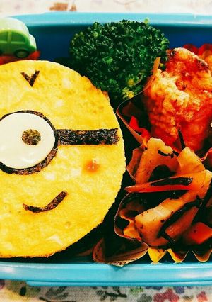 ミニオン＊キャラ弁＊弁当＊幼稚園-レシピのメイン写真