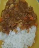 豚のこまぎれ肉たっぷりカレー⭐