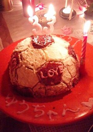 お誕生日に♪サッカーボール☆ケーキ-レシピのメイン写真