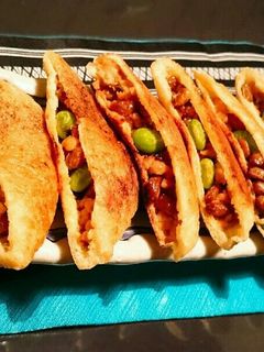 納豆と肉みその袋焼き-レシピのメイン写真