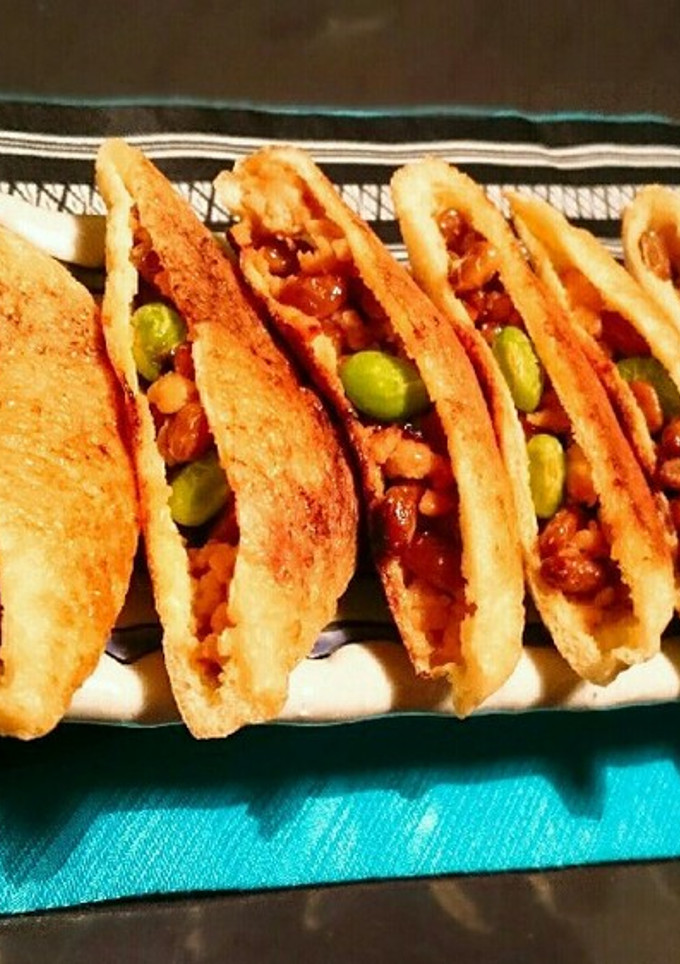 納豆と肉みその袋焼き-レシピのメイン写真