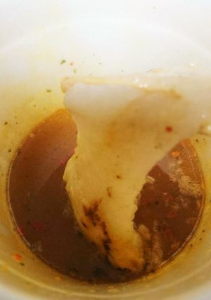 カップラーメンの残り汁に焼き餅-レシピのメイン写真