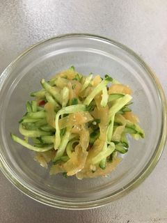 きゅうりと中華クラゲの和え物-レシピのメイン写真