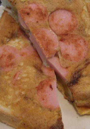 ☆お魚ソーセージで☆卵焼きトースト☆-レシピのメイン写真