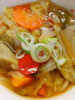 ごぼうと白菜ピーマン 蒲鉾の中華煮込み❀-レシピのメイン写真