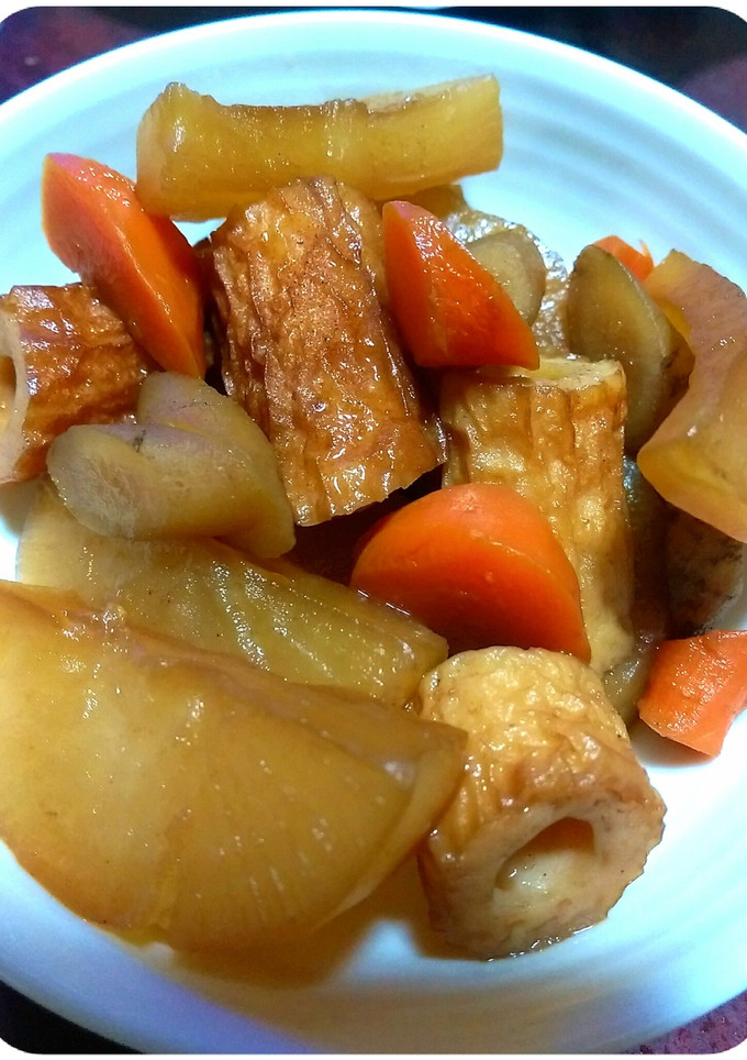 じんわり！大根とにんじんの煮物-レシピのメイン写真