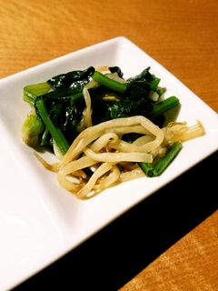 もやしとほうれん草のバターしょうゆ炒め-レシピのメイン写真