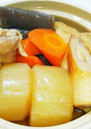 ☆絶品!大根が美味しい鶏肉でおでん☆☆-レシピのメイン写真