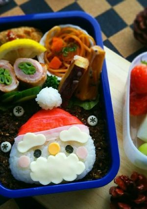 のせるだけ簡単♡サンタ弁当-レシピのメイン写真