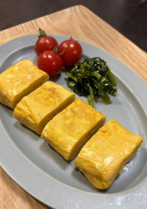 お弁当の定番！我が家の卵焼き-レシピのメイン写真