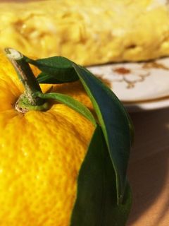 ゆずのだし巻き玉子焼き-レシピのメイン写真