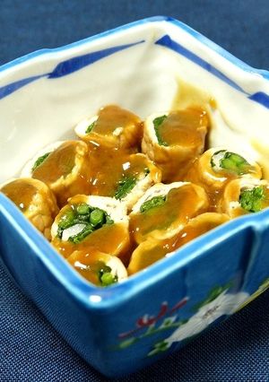 簡単！クレソンほうれん草肉巻きカルピス煮-レシピのメイン写真