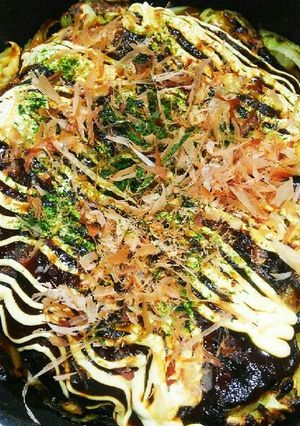 ☆夜食にピッタリ!お好み焼き風☆☆-レシピのメイン写真