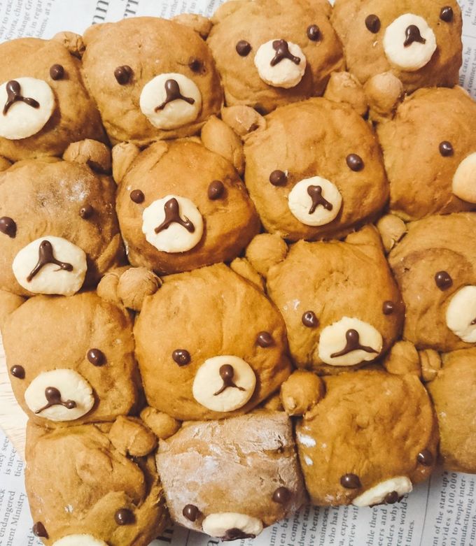 リラックマのちぎりパン by ☆きんつば☆ 【クックパッド】 簡単