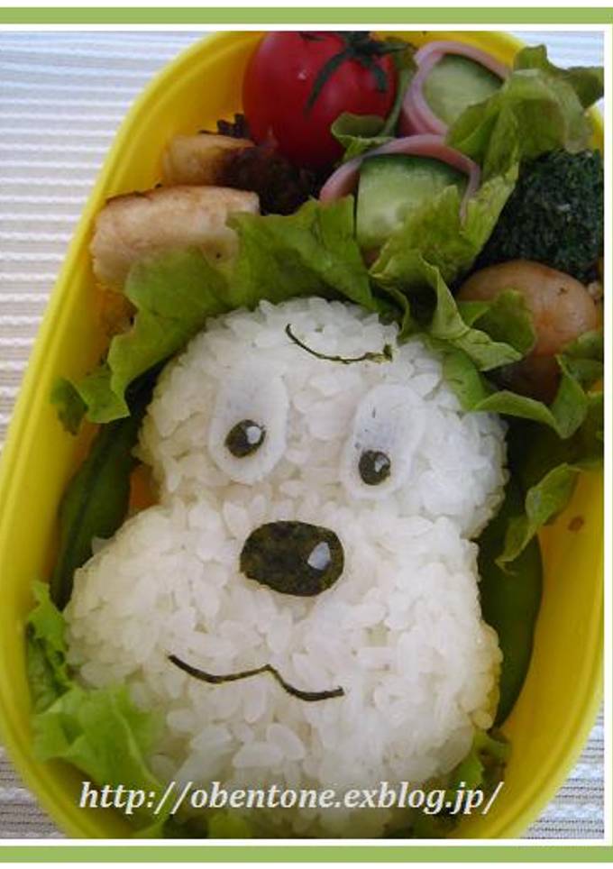 キャラ弁♪わんわん♪ by 浜っ子 【クックパッド】 簡単おいしいみんなのレシピが392万品