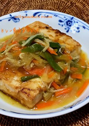 豆腐のカレー風味あんかけ-レシピのメイン写真